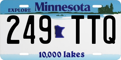 MN license plate 249TTQ