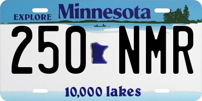 MN license plate 250NMR