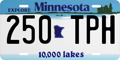 MN license plate 250TPH