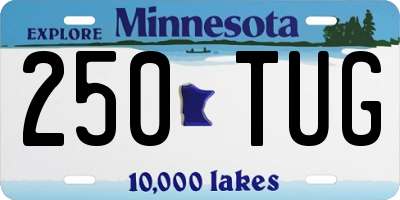 MN license plate 250TUG