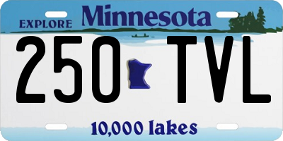MN license plate 250TVL