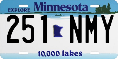 MN license plate 251NMY