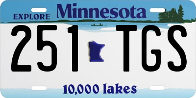 MN license plate 251TGS