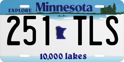 MN license plate 251TLS