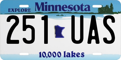 MN license plate 251UAS