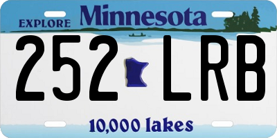MN license plate 252LRB