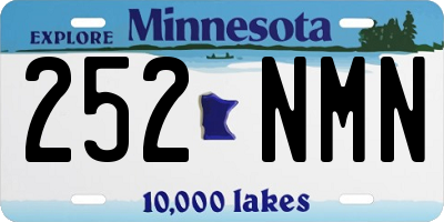 MN license plate 252NMN