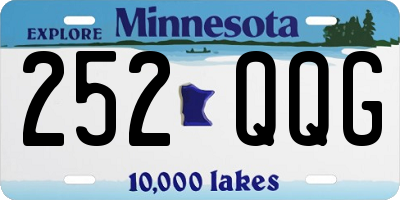 MN license plate 252QQG