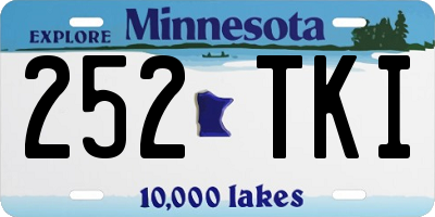 MN license plate 252TKI