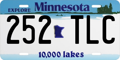 MN license plate 252TLC