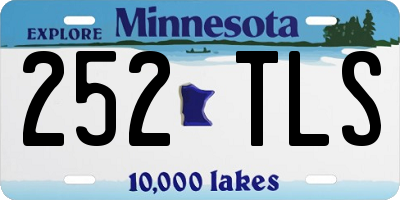 MN license plate 252TLS