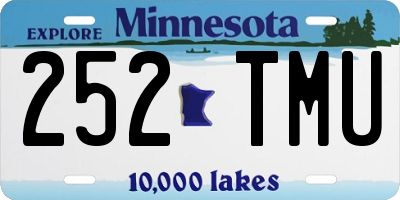 MN license plate 252TMU