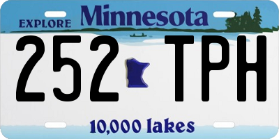 MN license plate 252TPH