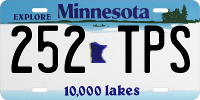 MN license plate 252TPS