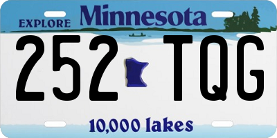 MN license plate 252TQG