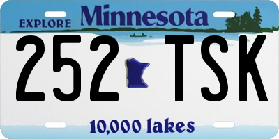 MN license plate 252TSK
