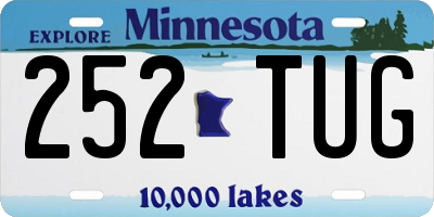MN license plate 252TUG