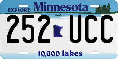 MN license plate 252UCC