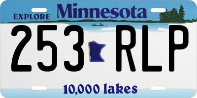 MN license plate 253RLP