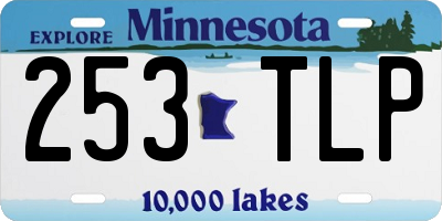 MN license plate 253TLP