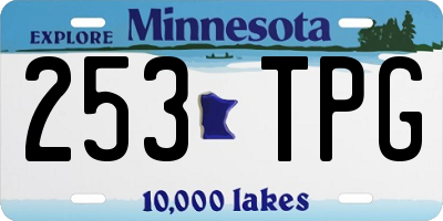 MN license plate 253TPG