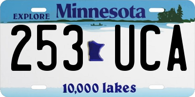 MN license plate 253UCA