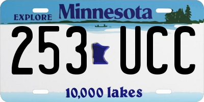 MN license plate 253UCC
