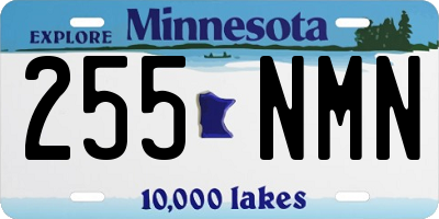 MN license plate 255NMN