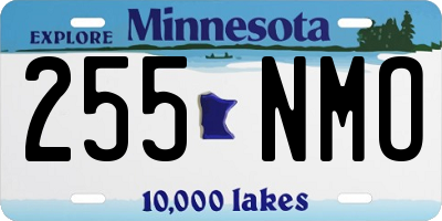 MN license plate 255NMO
