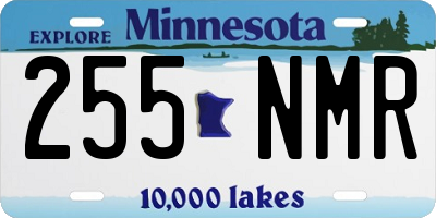MN license plate 255NMR