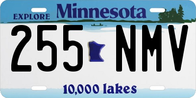 MN license plate 255NMV