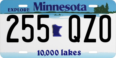 MN license plate 255QZO