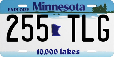 MN license plate 255TLG