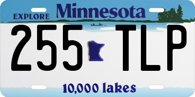MN license plate 255TLP