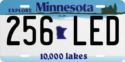 MN license plate 256LED