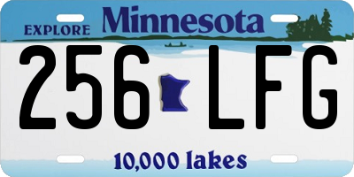 MN license plate 256LFG
