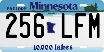 MN license plate 256LFM