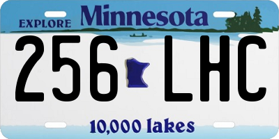 MN license plate 256LHC