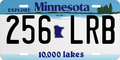 MN license plate 256LRB