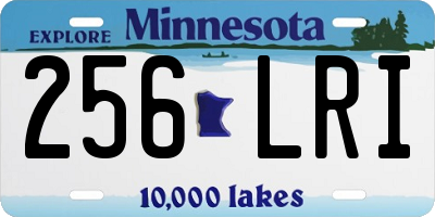 MN license plate 256LRI