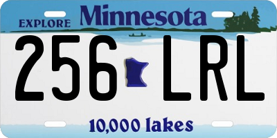 MN license plate 256LRL