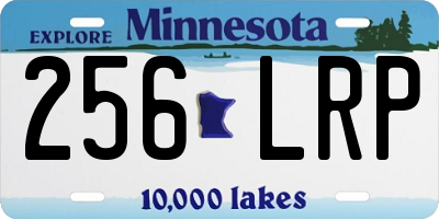 MN license plate 256LRP