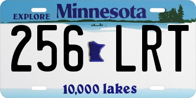 MN license plate 256LRT