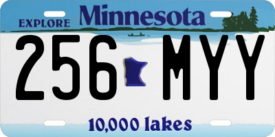 MN license plate 256MYY