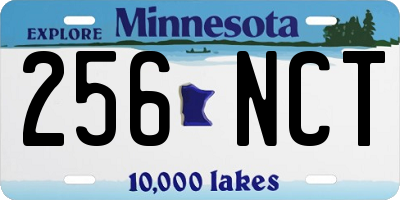 MN license plate 256NCT