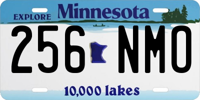 MN license plate 256NMO