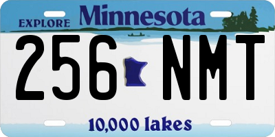 MN license plate 256NMT
