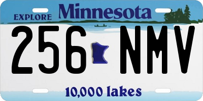 MN license plate 256NMV