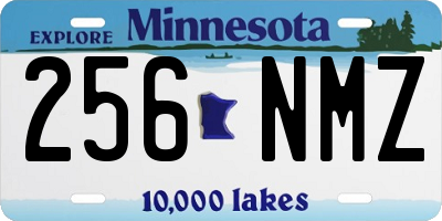 MN license plate 256NMZ