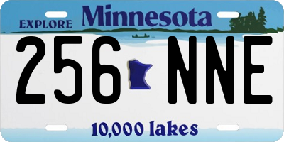 MN license plate 256NNE
